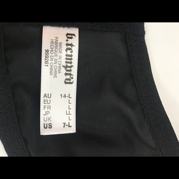 ⭐️SOLD⭐️tempted Bralette Size Large Size 7 or 36C - Picture 6 of 8